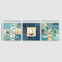 Wallity DRPRC9011 Conjunto de 3 Pinturas Decorativas en Lienzo Multicolor